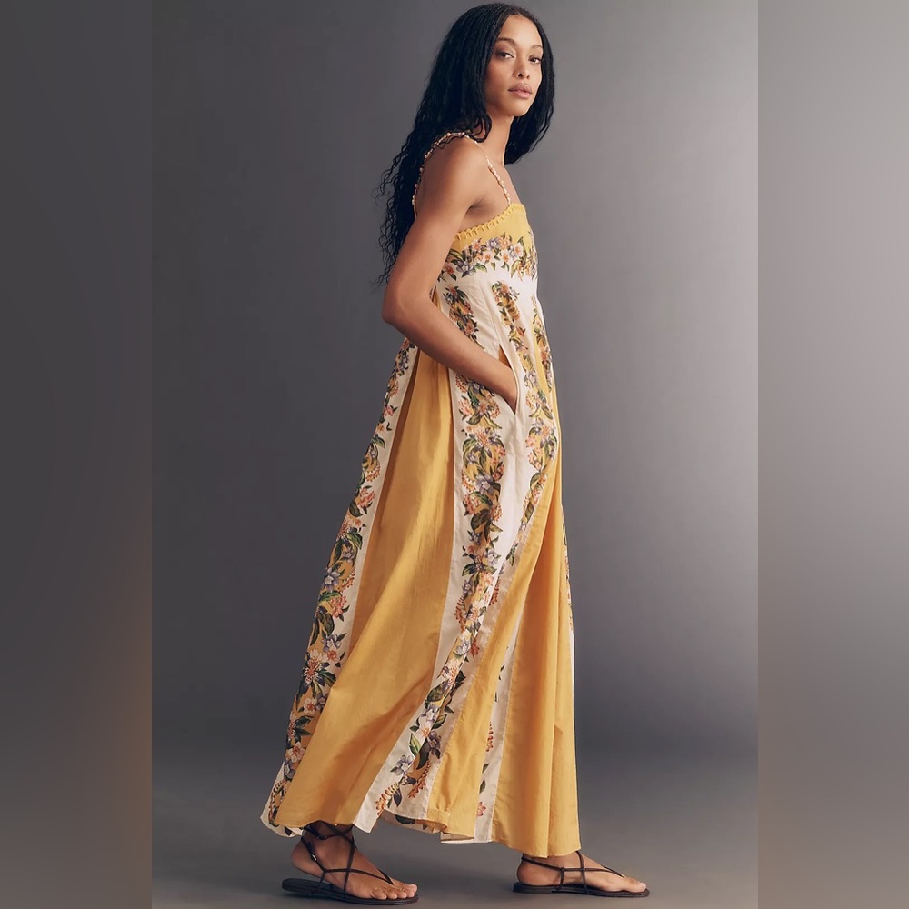 FARM Rio Sand Hilo Stripes Maxi Dress - Picture 4 of 11